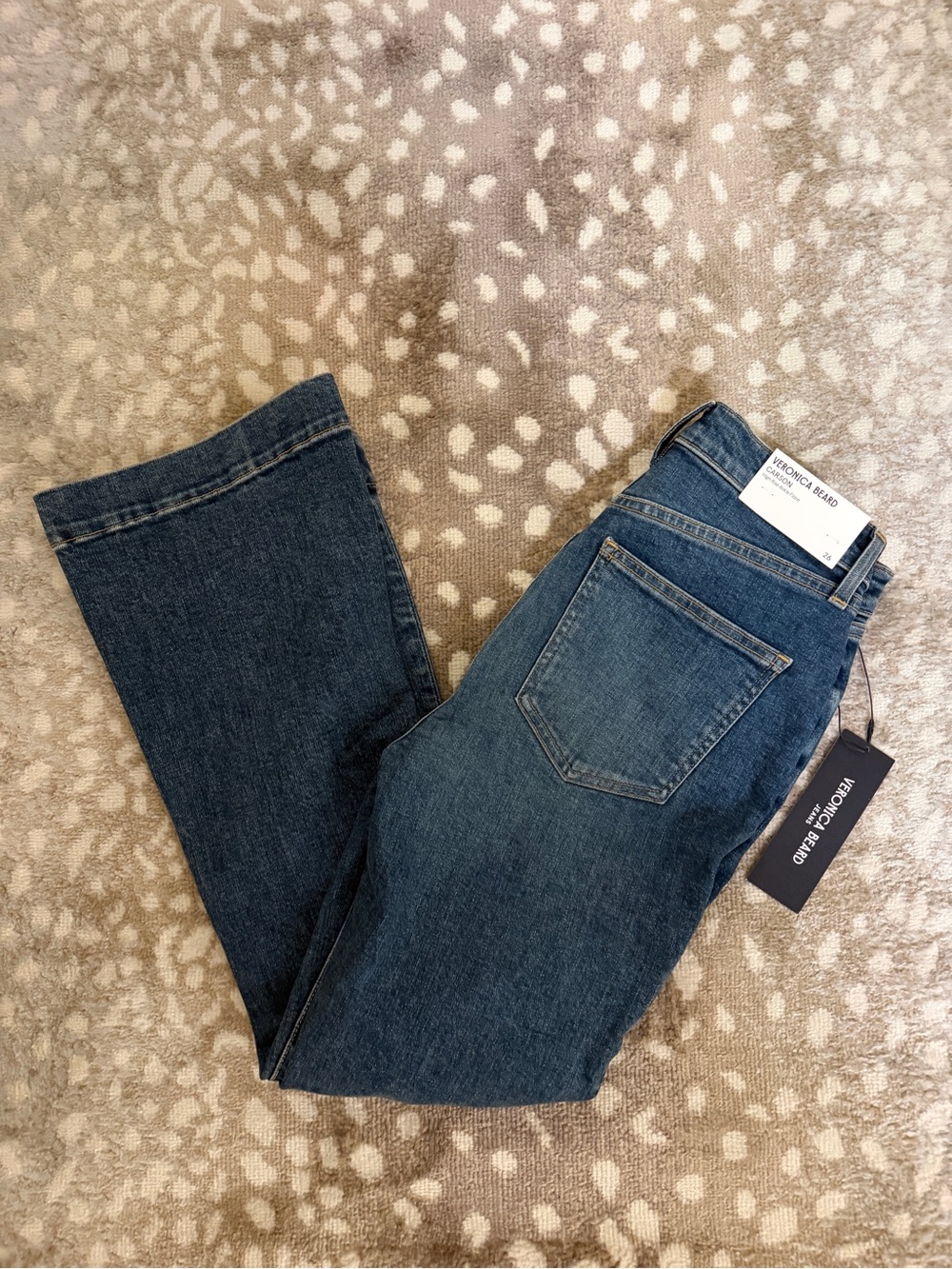 Veronica Beard Indigo Straight-Leg Jeans